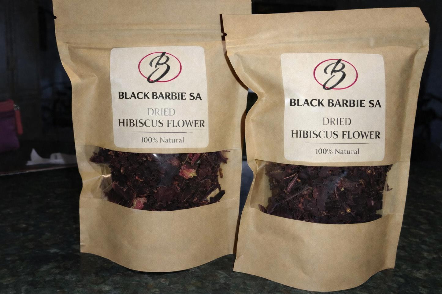 Dried Hibiscus Petals – 100% Natural (100g)