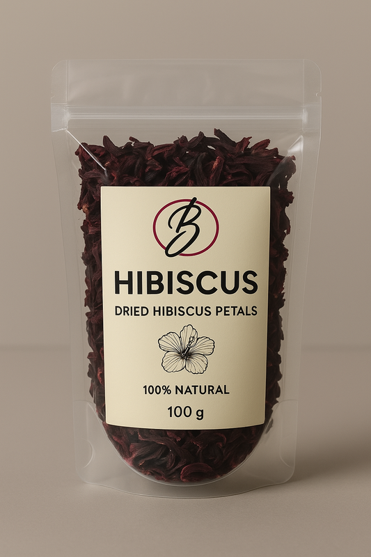 Dried Hibiscus Petals – 100% Natural (100g)